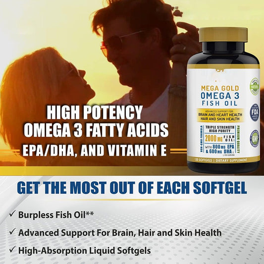 Mega Gold Omega 3 Fish Oil