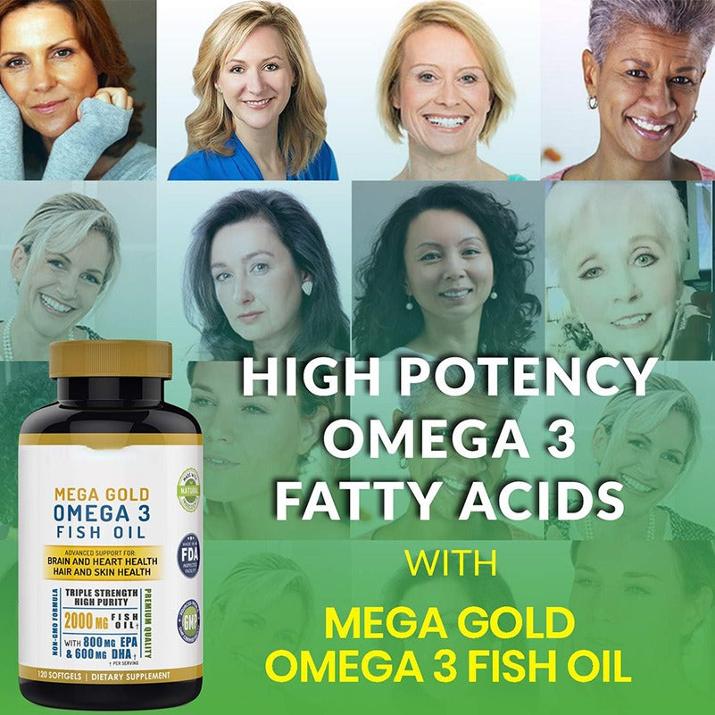 Mega Gold Omega 3 Fish Oil